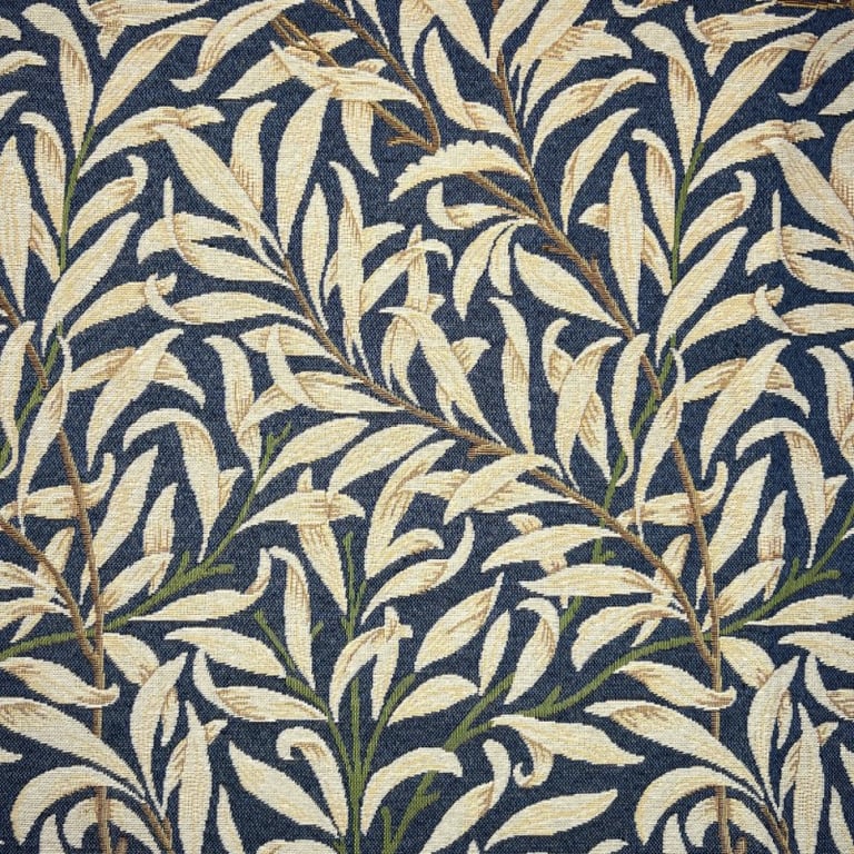 William Morris Tapestry Table Runners 135 x 30cm  Navy Willow Bough
