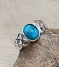 Celtic knot Turquoise ring. December Birthstone - Image 1
