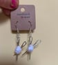 Needle & yarn dangle earrings - Image 2