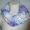 crochet infinity neck scarf cowl ( ref FA 509 J9 )