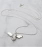 Sterling silver garden bumblebee pendant necklace - Image 2