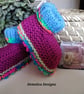 Baby Girl's Booties 0-3 months size  - Image 2