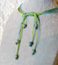 Macramé and Ceramic Necklace & Bracelet Set - Image 5