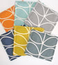 Dark Grey Coasters Pair of Grey Cotton Fabric Coasters - Image 4