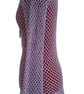  Lilac Crochet Mesh Dress, Boho Beach Cover-Up, Long Sleeve Summer Dress - Image 6