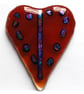 Mini Dichroic Heart in Box Frame Fused Glass Picture 001 - Image 3