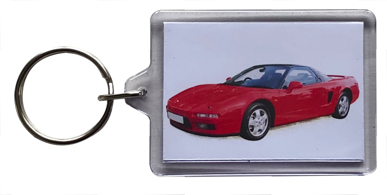 Honda NSX 1991 - Keyring with 50x35mm Insert - Car Enthusiast