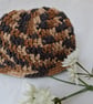 Handmade crochet 0 to 3 mths baby beanie hat - Image 2
