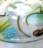 Glass bowl, rock pool bowl, fused glass sea theme, kitchen ornament, beach lover - Image 5