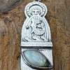 Iona Mermaid Pendant with Iona Marble