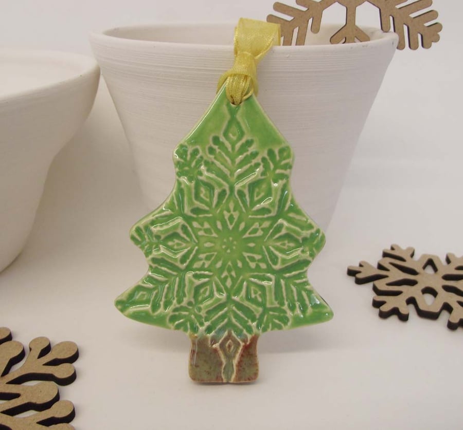 Christmas tree ceramic Christmas decoration