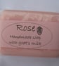 Rose Handmade Soap with Goat's milk - Image 1