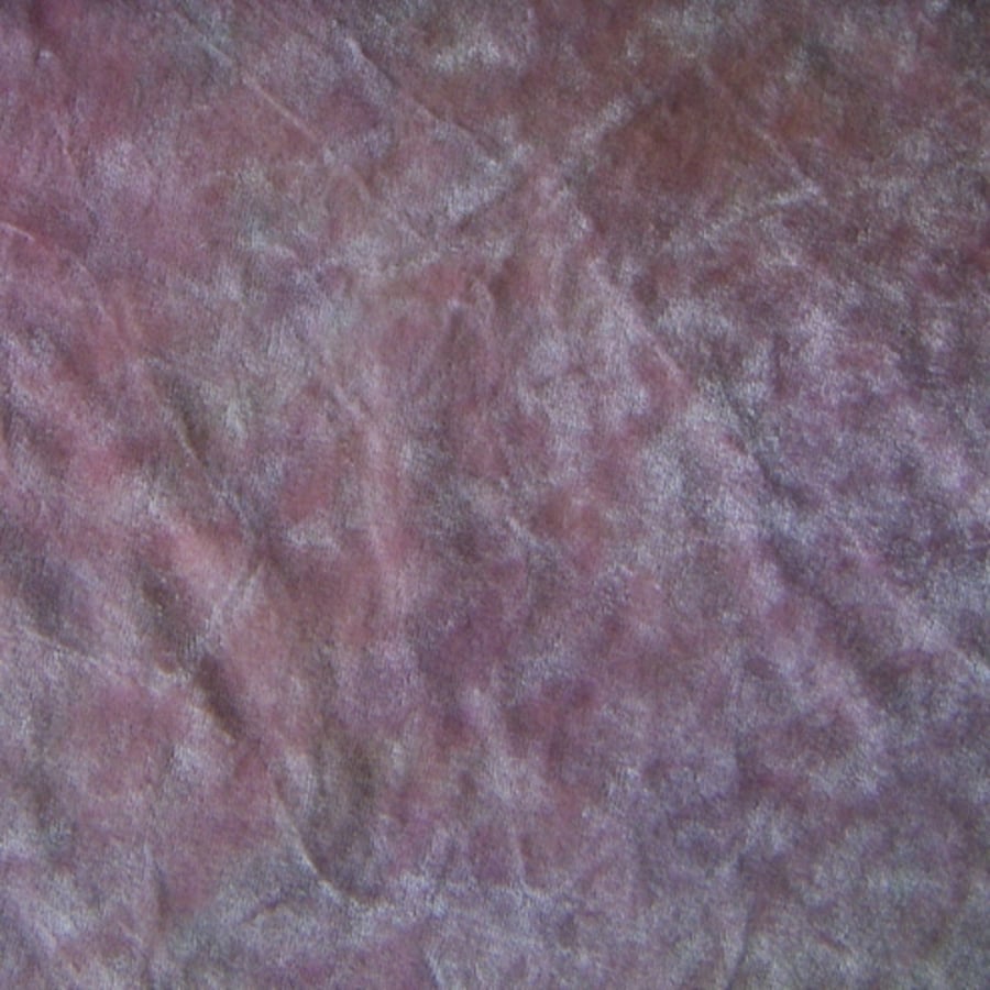 Organic bamboo velour fat quarter - Tattered rose