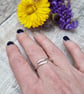 Sterling Silver Open Adjustable Wraparound Ring - JBJ4019 - Image 2