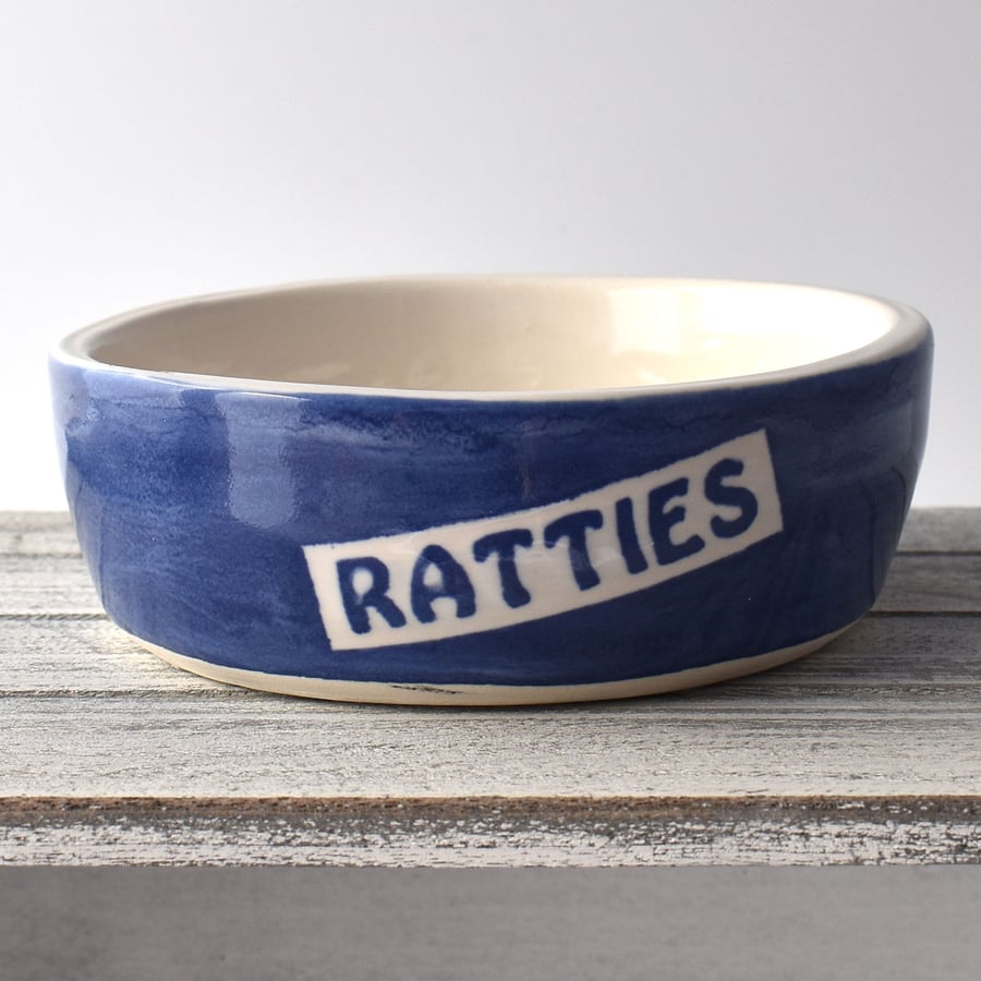 A170 Pet rat bowl RATTIES (UK postage free)