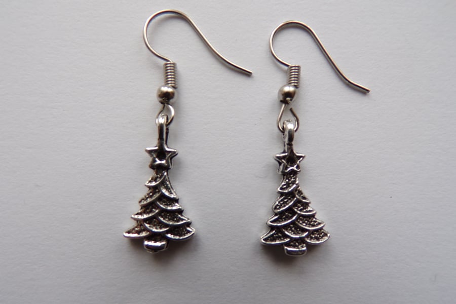Christmas Earrings - Christmas Tree Earrings