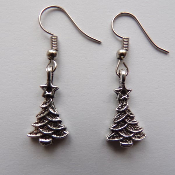 Christmas Earrings - Christmas Tree Earrings
