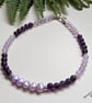 Designer Amethyst & Freshwater Culture Pearl Bracelet 9" inches Large Size - Image 5