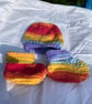 rainbow hat and booties - Image 2