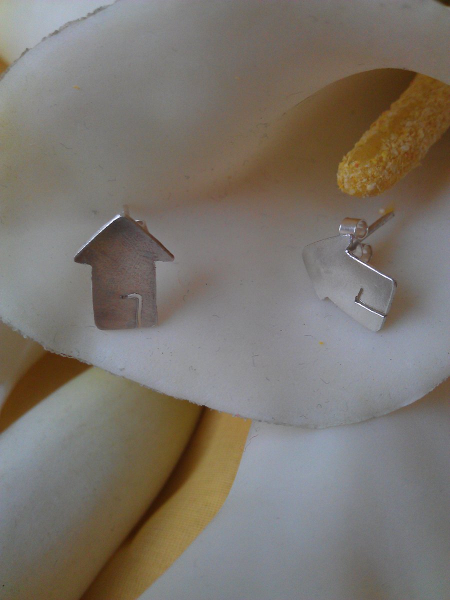 House sterling silver earrings