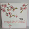  Cherry Blossom Wedding Card