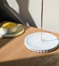 Handmade Jesmonite Incense Stick Holder & Ash Catcher - Scalloped Terrazzo Tray - Image 4