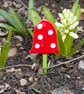 Pot Toadstool - Red with White Spots - 6104 - Image 1