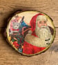 Christmas Wooden Disc Drinks Coaster