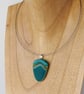 Fused Glass Pebble Pendant and Choker - Image 4