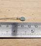 Tiny oval Aquamarine Pendant. March birthstone - Image 5