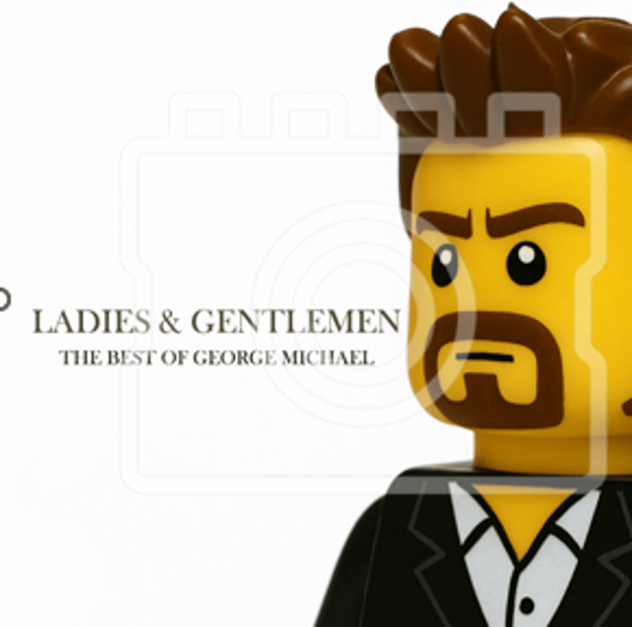 LEGO-Inspired George Michael – Ladies & Gentlemen: The Best 5x5" Print