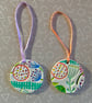 SALE Handmade Spring Ceramic Hanger, Hanging Spring Decoration - Image 1