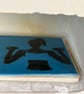  Fused Glass Art: Strength & Grace Silhouette  - Image 1