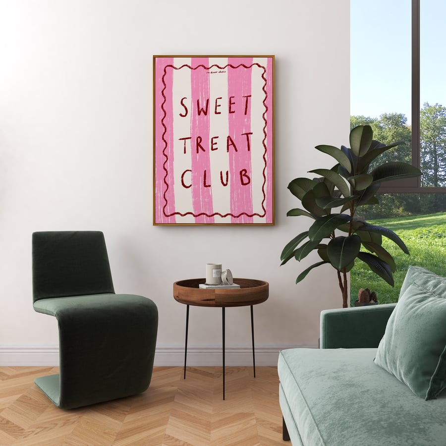 Sweet Treat Club Print Poster