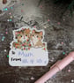 Cat Christmas Stick On Gift Labels - Adhesive Gift Tag Stickers - Monty & Mabel - Image 9