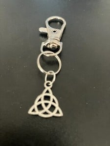 celtic knot keyring bag charm zip puller swivel clip on key chain lanyard