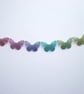 Butterfly necklace in rainbow colours - Image 4
