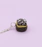 Chocolate Traybake Necklace Miniature Food Gift For Her - Image 3