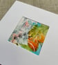 Original art card, blank card, hand painted, abstract, in vibrant acrylic ink - Image 3