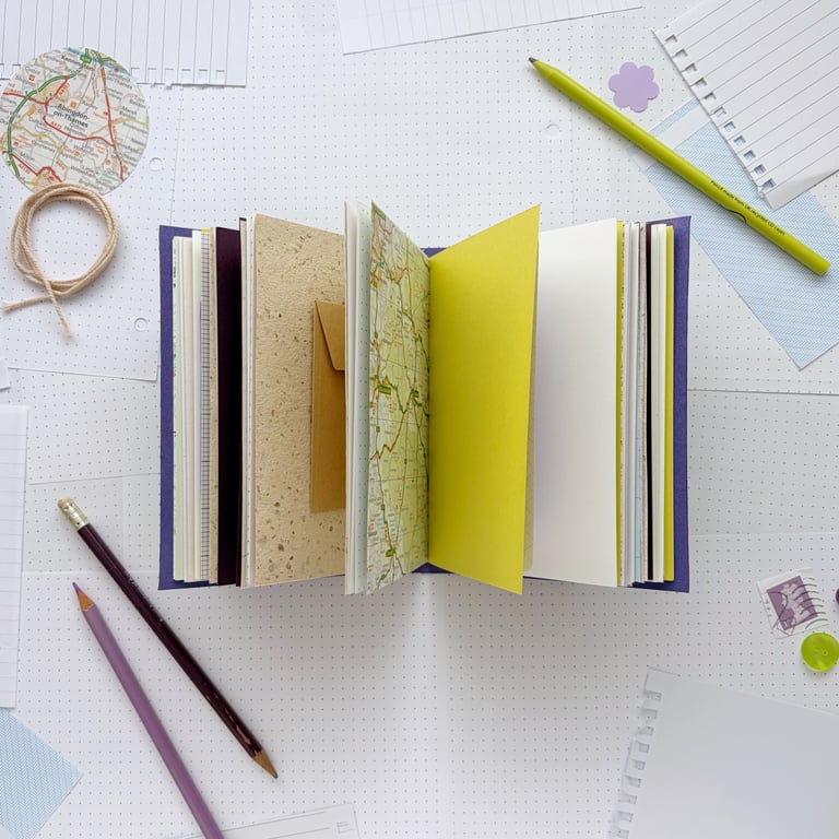 A6 'Solvitur Ambulando' Mixed Paper Walking Journal