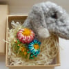 Needle Felted Hound Brooch