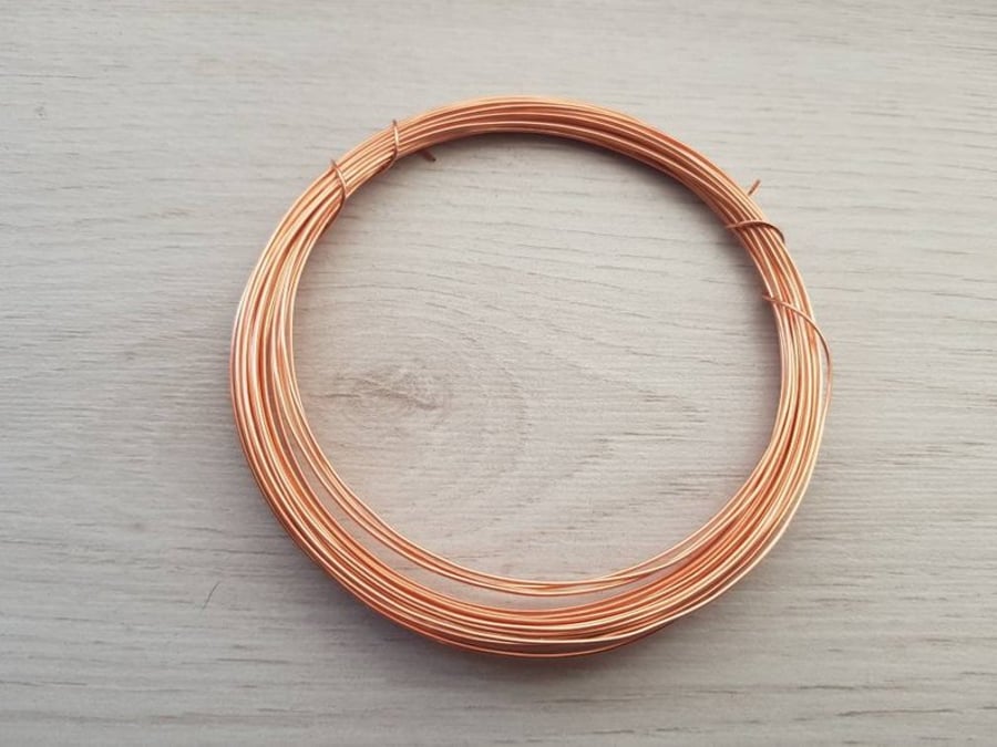 21 Gauge (0.71 mm) Bare Copper Dead Soft Wire - 10 Meters