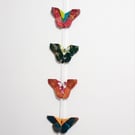 Origami butterfly wall hangings