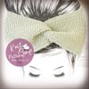 Womens Headband Knitting Pattern Aran Twisted Style Easy Knit Yourself KPPA14