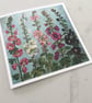 Set of 4 Floral Art Cards - Image 4