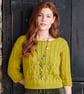 Stokesay Cropped sweater Knitting Pattern - Image 1