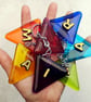 Handmade Fused Glass Personalised Name Bunting - Customised 3D Name Plaque - Image 8
