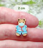 Doctor Pin, Handmade Tiny Nurse Teddy Bear Brooch, Personalised Medical Gift - Image 4