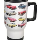 Triumph Classic Cars - 14fl oz Stainless Steel Travel Mug
