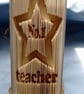 No1 Teacher Star CUT & FOLD Book Folding Pattern - EMAILED PDF PATTERN - Image 3